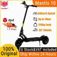 EU Stock Original Kaabo Mantis 10 V2 48V 18.2AH Smart Electric Scooter Two Wheel Dual Brake Shock Scooter 800w For Adult