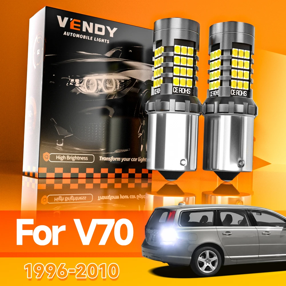 

2pcs For Volvo V70 1996-2010 LED Reverse Light Backup Lamp 1999 2000 2001 2002 2003 2004 2005 2006 2007 2008 2009 Accessories