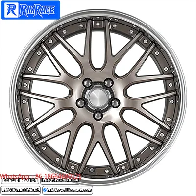 Work Wheels Lanvec LM1 Forged 2-Piece Wheels Rims 17-26 Inch Luxury Deep Concave Alloy For E92 Premium CarsW205,W213,W166,X156,W