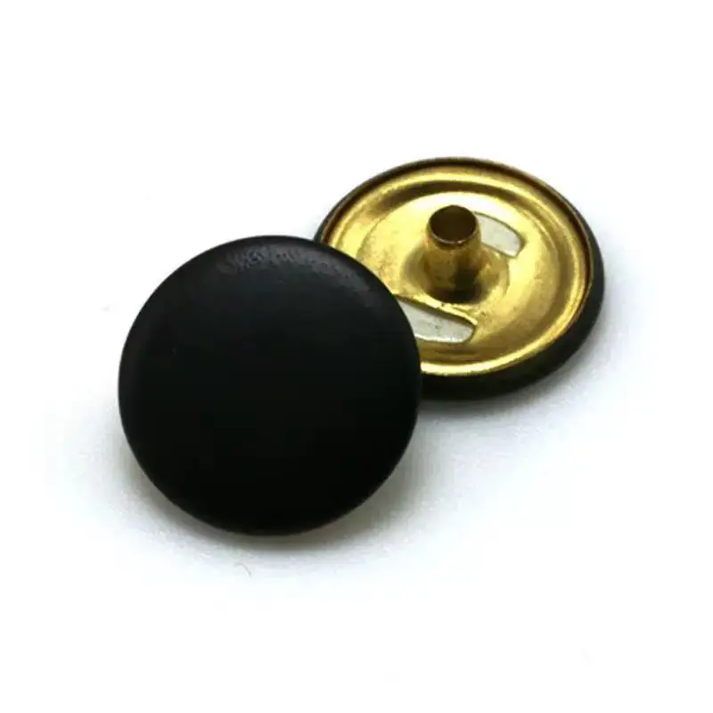 50sets black Brass Snap Fastener Press Stud Rivet Sewing Leather Button Craft  Garment DIY Decoration Accessories 12/15/17mm