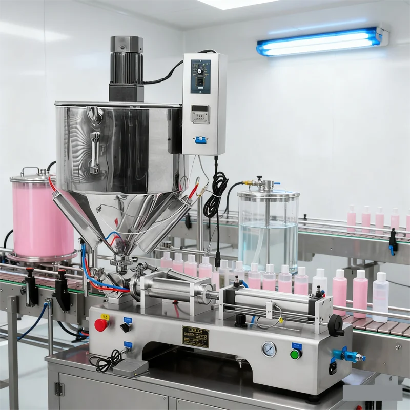 

Полуавтоматическая машина для наполнения жидкой пасты сока и сливочной маслом PBOBP с функцией смешивания и нагрева