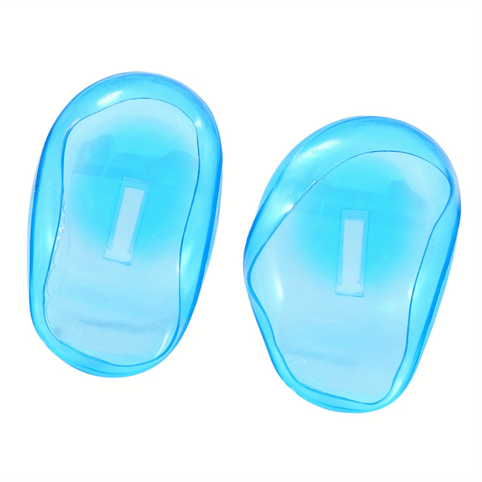 

2pcs Blue Ear Cover Shield Anti Staining Plastic Guard Protects Earmuffs From The Dye