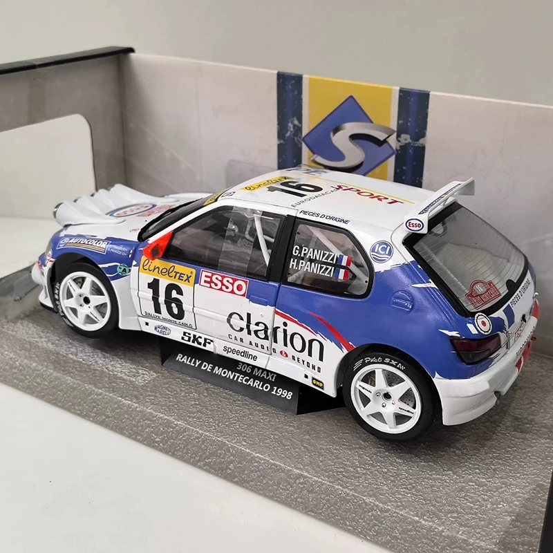 Solido Scala 1/18 306 MAXI 1998 # Collezione statica di modello di auto in lega 16, regali di festa decorati, giocattoli, regalo souvenir