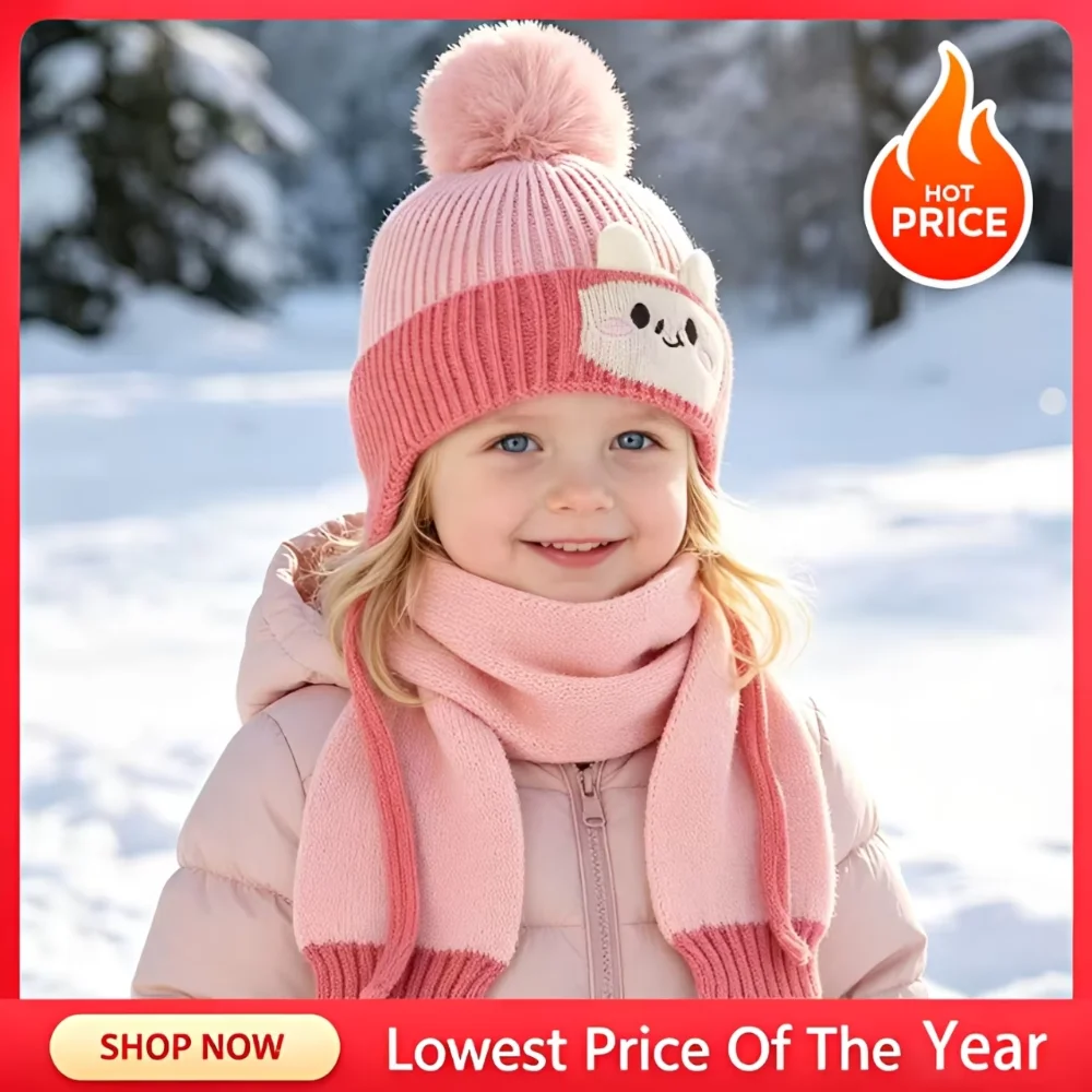 conjunto-de-gorro-e-cachecol-de-outono-inverno-para-meninos-e-meninas-de-1-a-6-anos-2-pecas-com-estampa-de-panda-e-dinossauro-gorro-de-trico-com-protecao-de-orelha-em-veludo