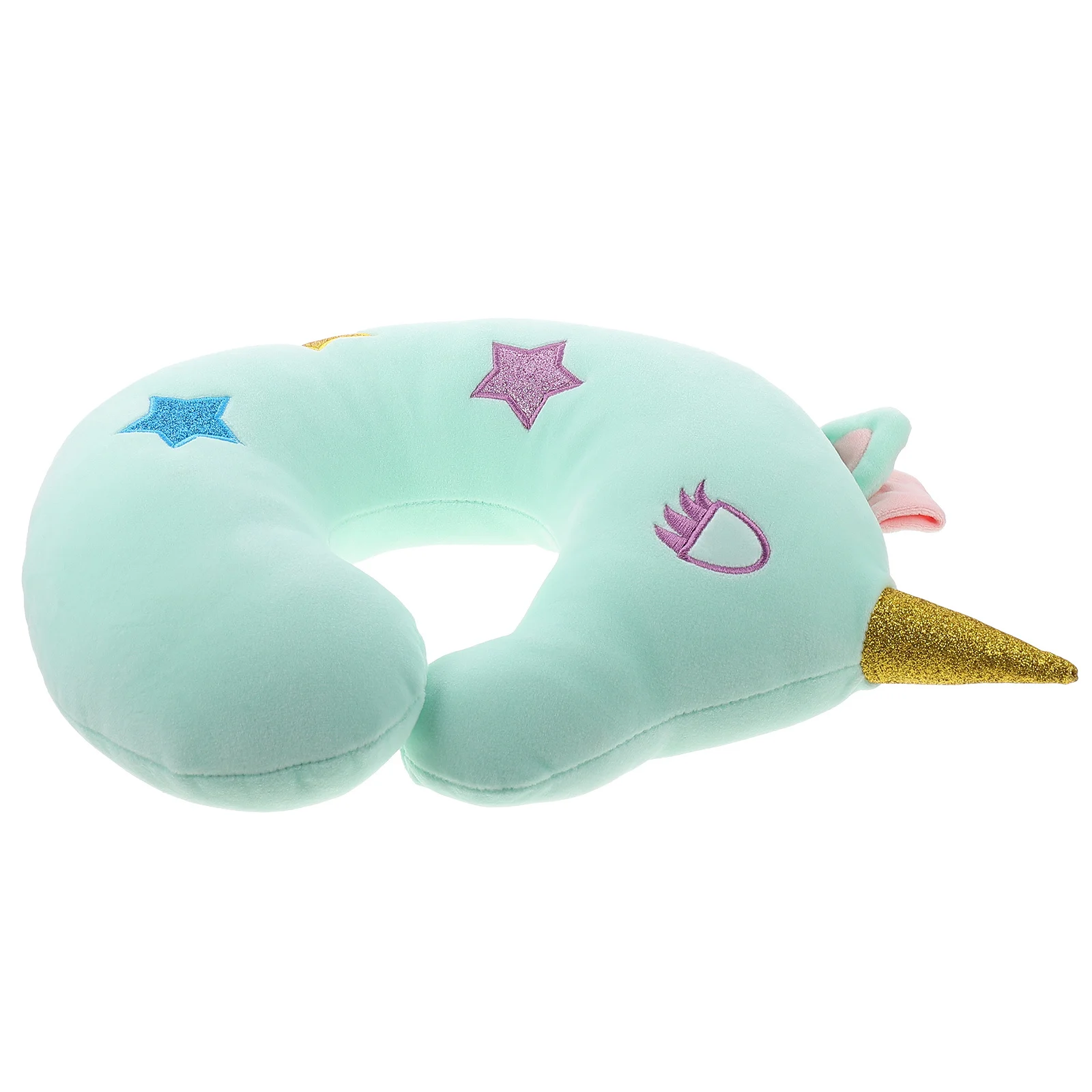

U-Shaped Neck Pillow Cartoon Unicorn Design Soft Touch for Sleeping Travel Car Neck Pillow Desk Sleeping Cushion