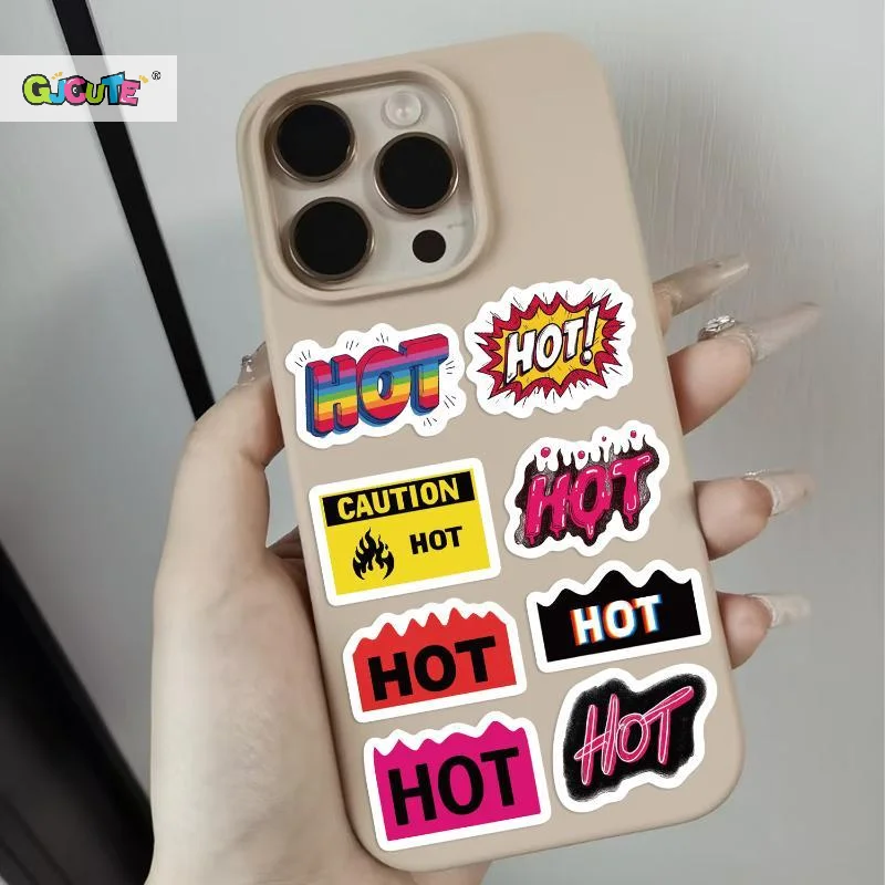 500pcs/Roll Music Festival Carnival Hot Text Stickers Roll DIY Skateboard Guitar Phone Car Seal Label Decals Decoration Sticker