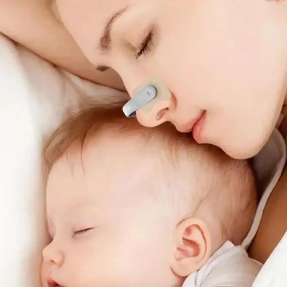 100pcs Anti snoring nose patch Relieve nasal congestion Magnetic nose patch Improve sleep quality Breathable nasal patch