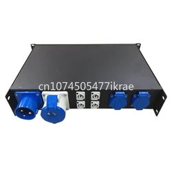 2U Rack Mount 32A SIngle Phase Input Small Power Distribution DB Box