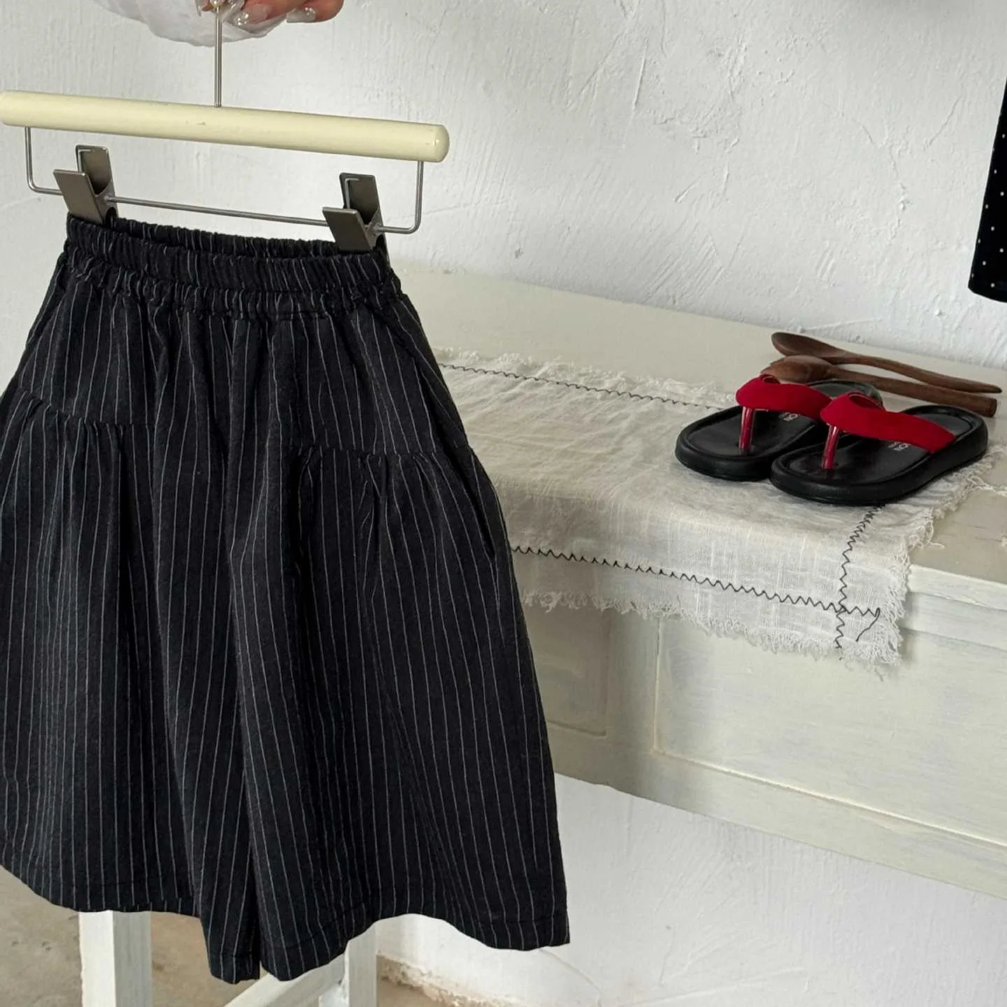 Girls 2026 Summer Fashion New Trend Stylish Comfortable Good-Looking Versatile Simple Casual Trendy Striped Pants