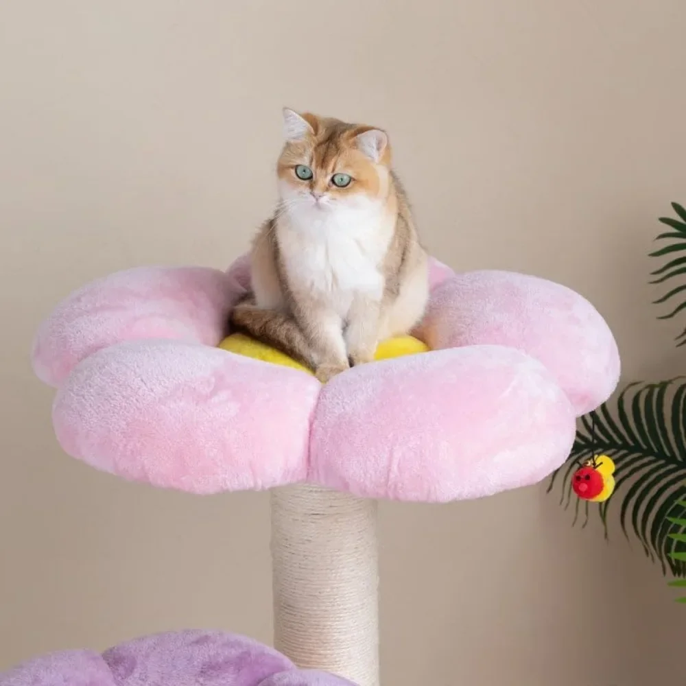 Imagem -03 - Cat Tree Condo com Sisal Coçar Posts Indoor Cozy House Heavy Duty Posts Board Suprimentos de Luxo 268 Polegadas