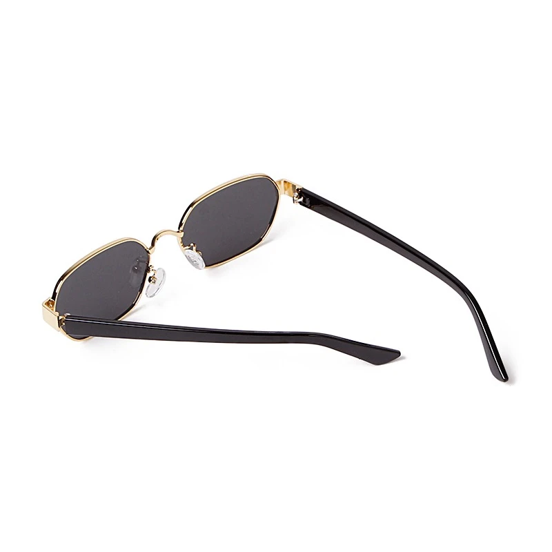 Gafas de sol cuadradas LAURINNY Trend para mujer y hombre, diseño de marca, montura metálica, lentes marrones retro, gafas de sol, gafas de viaje para mujer