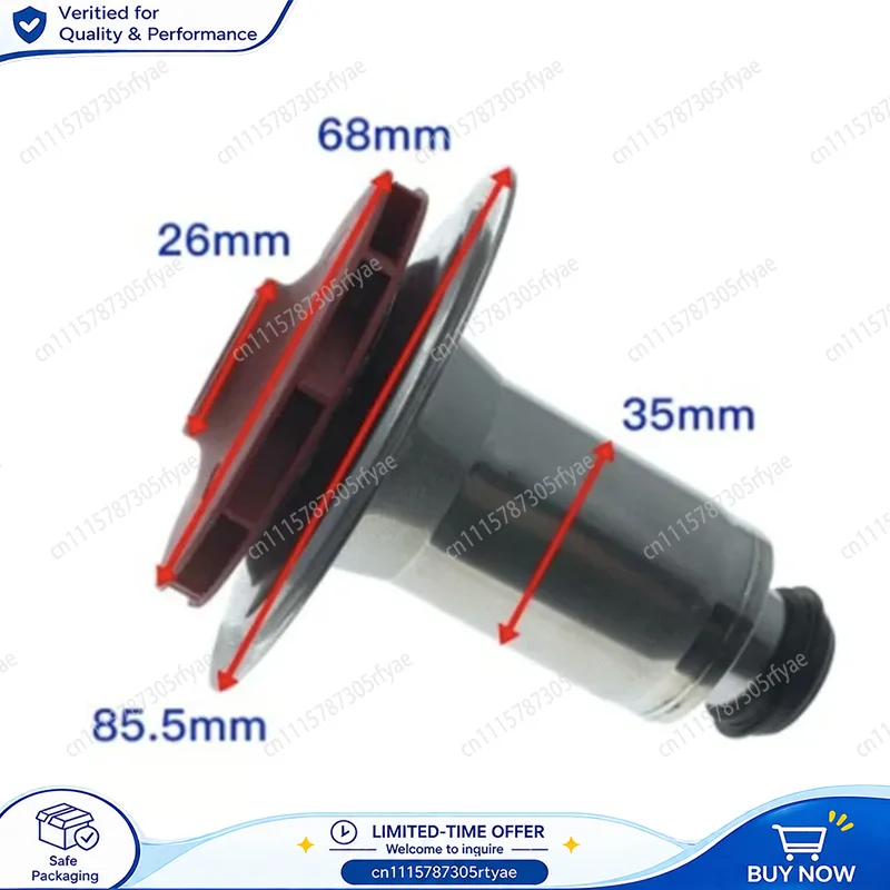 Boiler Circulation Pump Rotor Core Compatible with Wilo Pump for Macro Gas Boiler Heating Water Circulation Pump Replacement