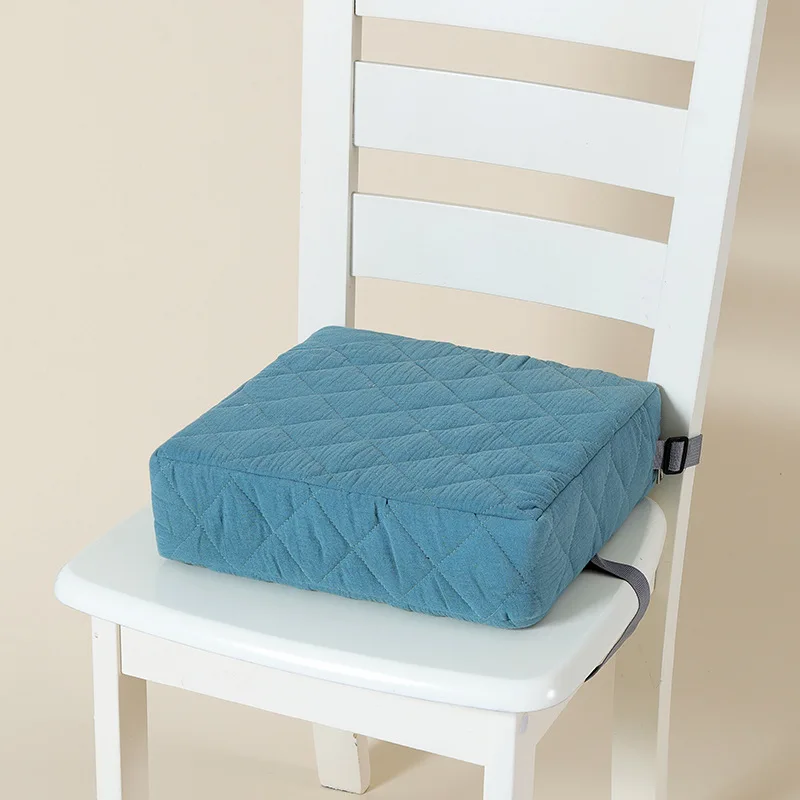 Chair Pad Cushions Child Baby Dining Chair Booster Cushion Premium Leather Case Removable Washable Comfortable Soft Seat Cushion