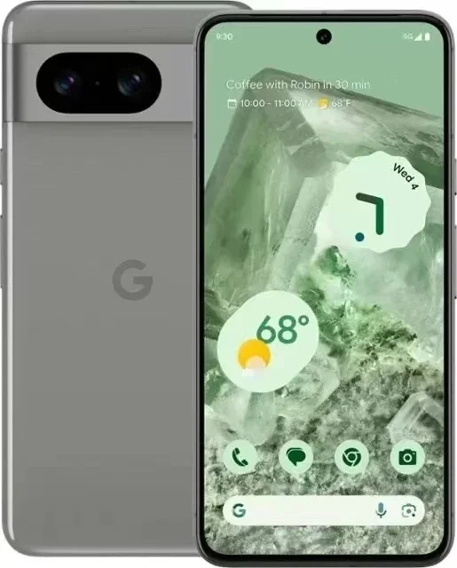 Google-Pixel 8スマートフォン,ロック解除された携帯電話,オリジナル,5g,6.2インチOLED, 8 GB 128 GB, 256GB, NFC, Googleテンソル,g3オクタコア