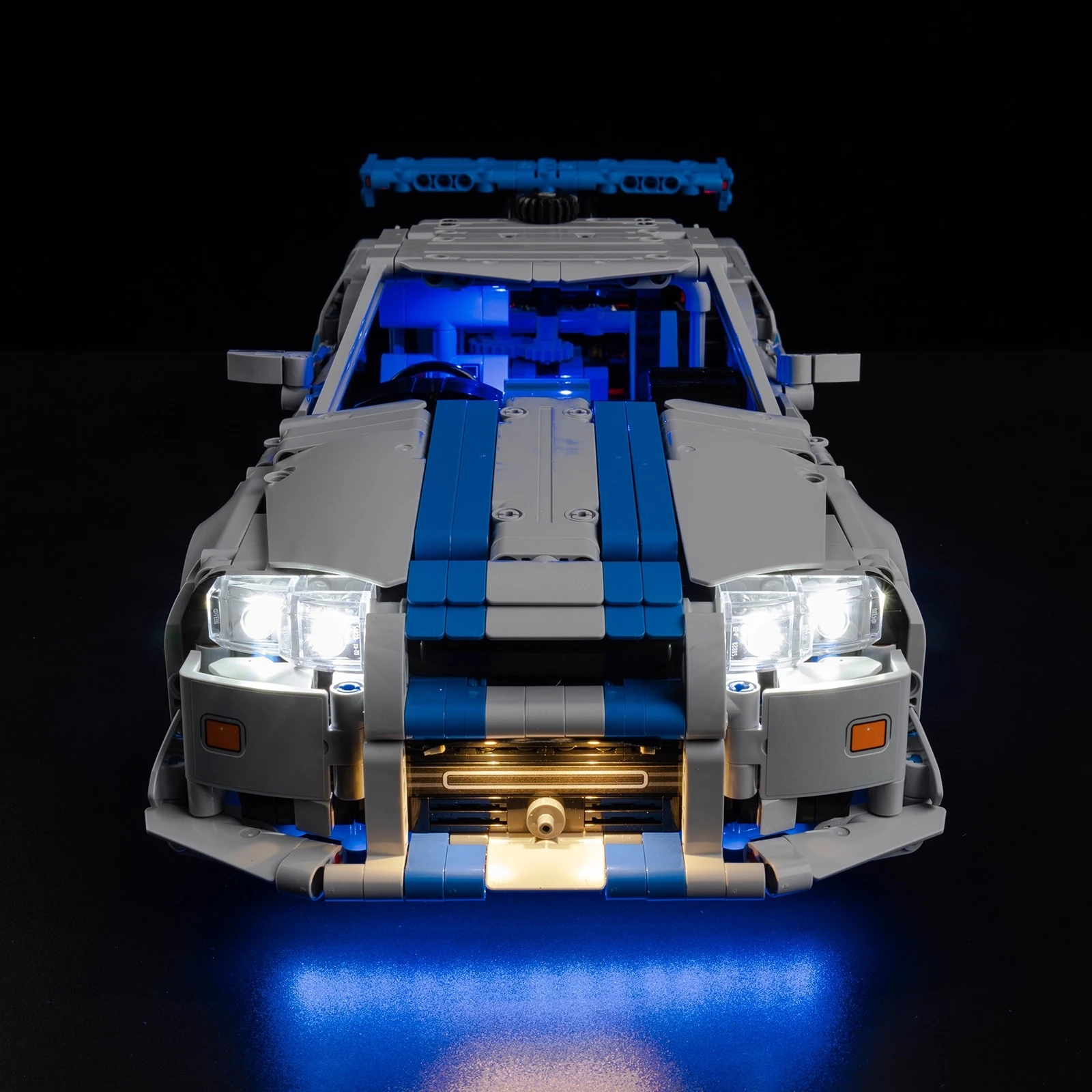 مجموعة إضاءة LED بدون نموذج مناسبة لسيارة LEGO Technic 2 Fast 2 Furious Nissan Skyline GT-R R34 42210 (لا تشمل مكعبات البناء) #5