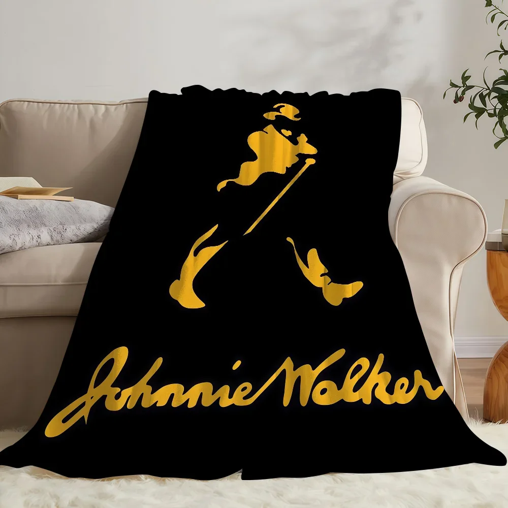 Fashion J-Johnnie WalkerS Whisky Blanket Soft Warm And Thick Perfect For Bedroom Living Room Bed Sofa Camping Picnic Office Gift