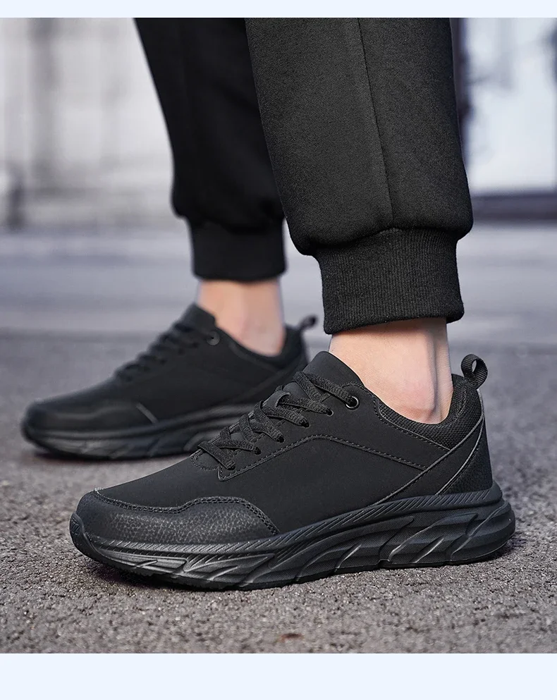 

Men Cushioning Sports Outdoor Waterproof Walking Plus Size 39-48 Autumn Men Sneakers Thick Soled Casual Shoes