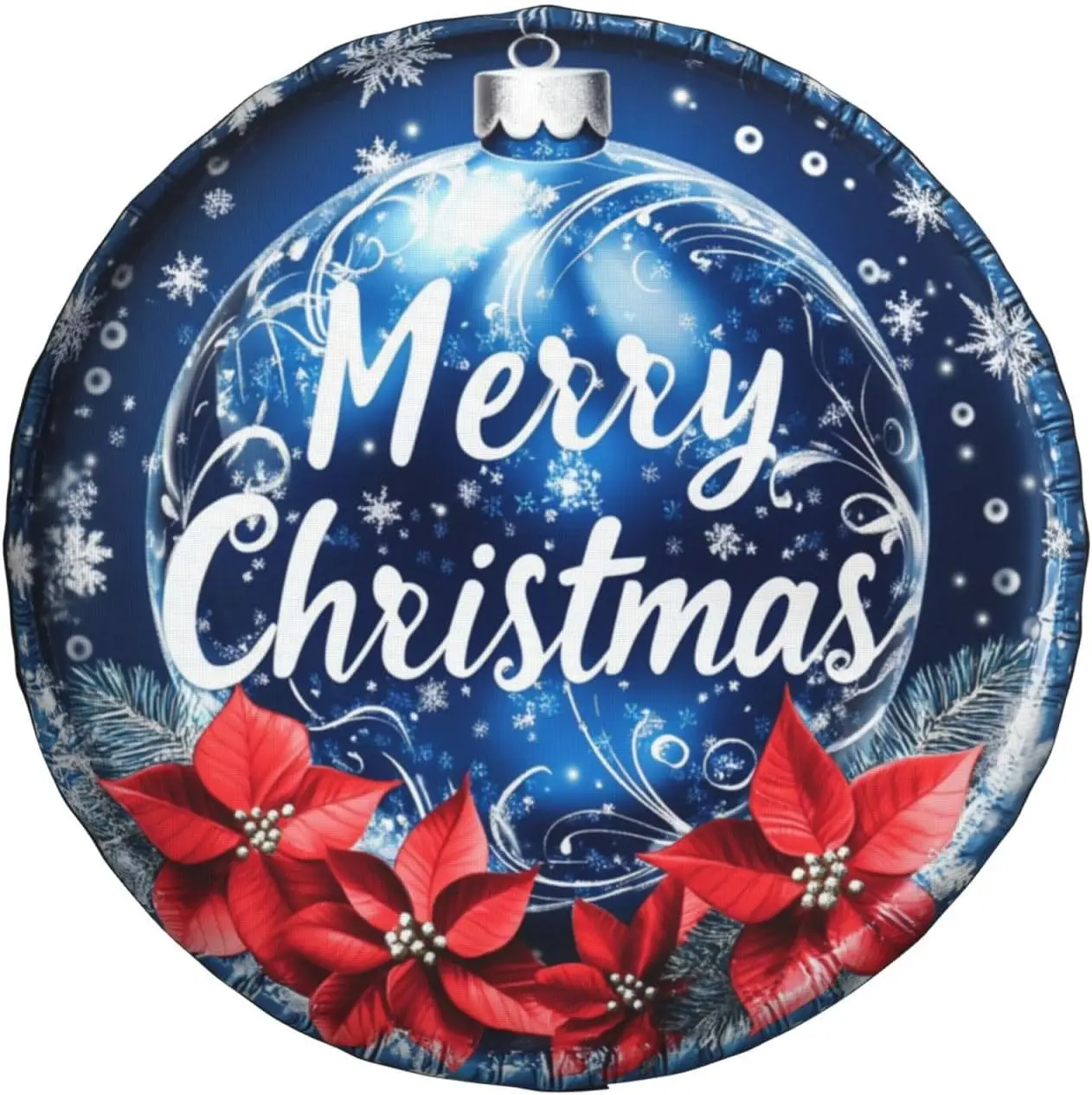 Copri ruota di scorta natalizio Buon Natale Capodanno Protezioni per ruote decorative universali resistenti alle intemperie Copri pneumatici per camper