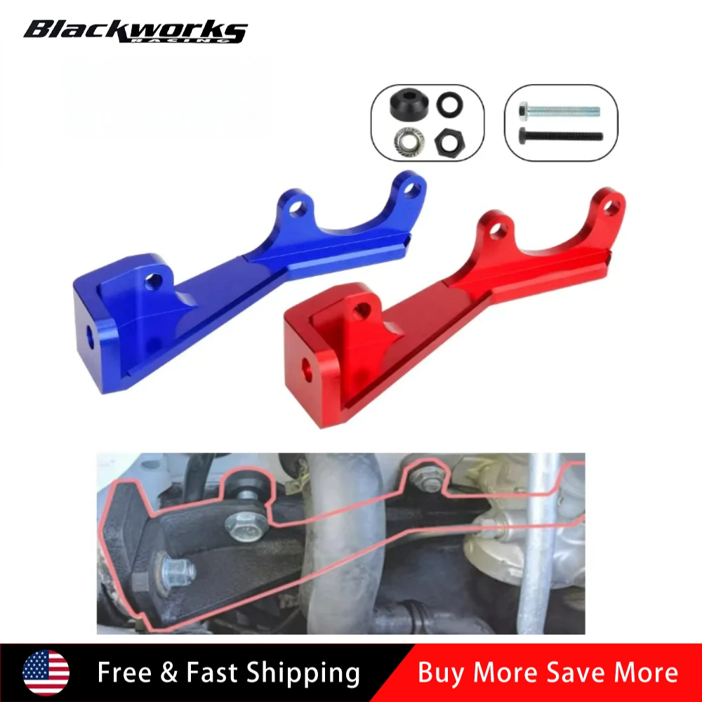 Nowy Styl Mocowanie Pompy Sprzęgła Metalowe Wytrzymałe Subaru WRX STI 2008-2014 Impreza 2008-2011 Aluminiowy Uchwyt Czerwony