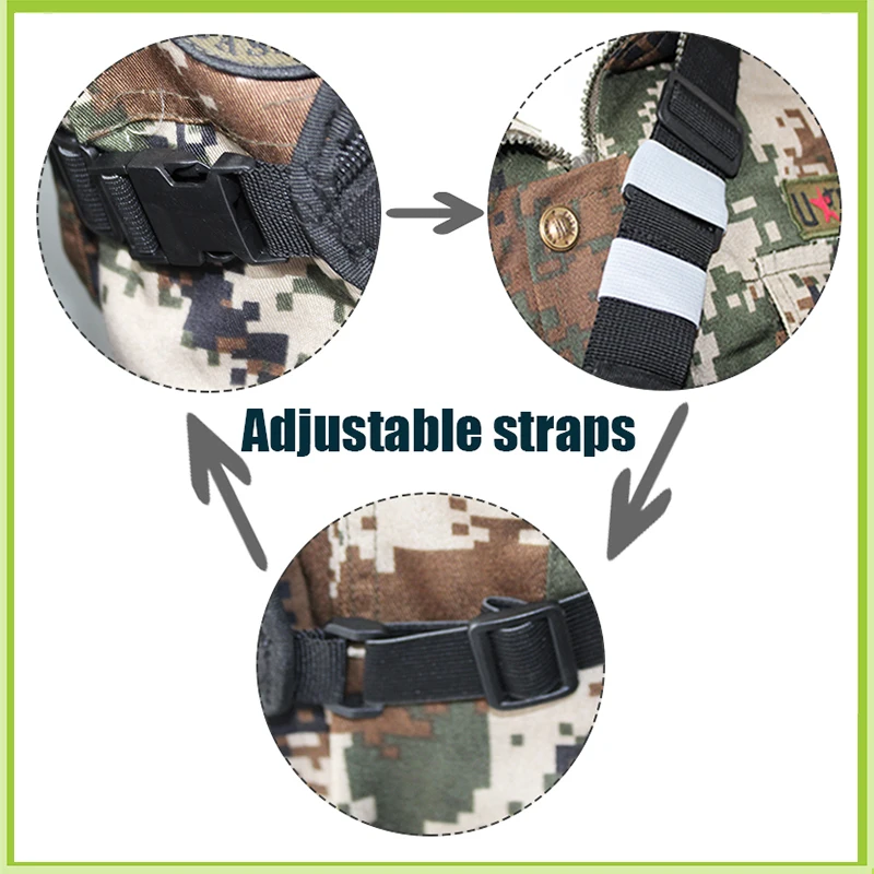 Walkie-Talkie Triangle Chest Harness Shoulder Radio Holster Chest Pack Bag Adjustable Pouch Multi-function For Baofeng Quansheng