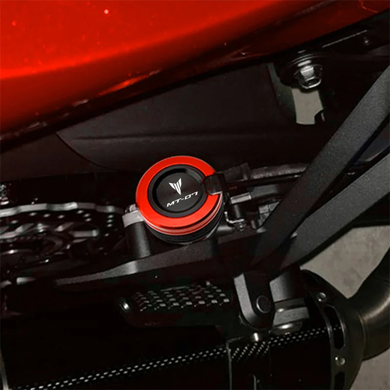 MT07 Accessories Motorcycle Rear Front Brake Fluid Covers and Oil Filler Cap Protection For MT-07 FZ07 MT 07 XSR700 2014-2024+