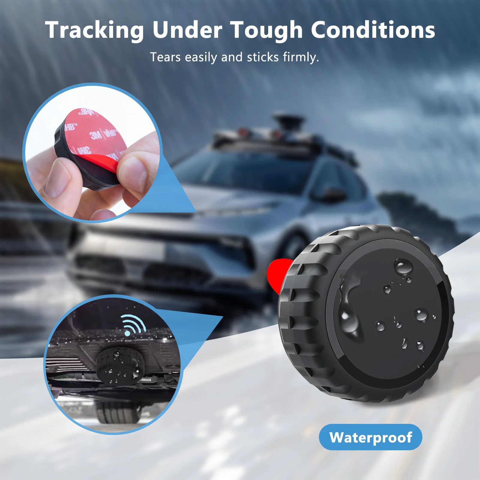 Capa rastreador para apple airtag com adesivos fortes de 3m, capa protetora airtag à prova d'água para controle remoto de tv, bagagem, bicicleta-preta