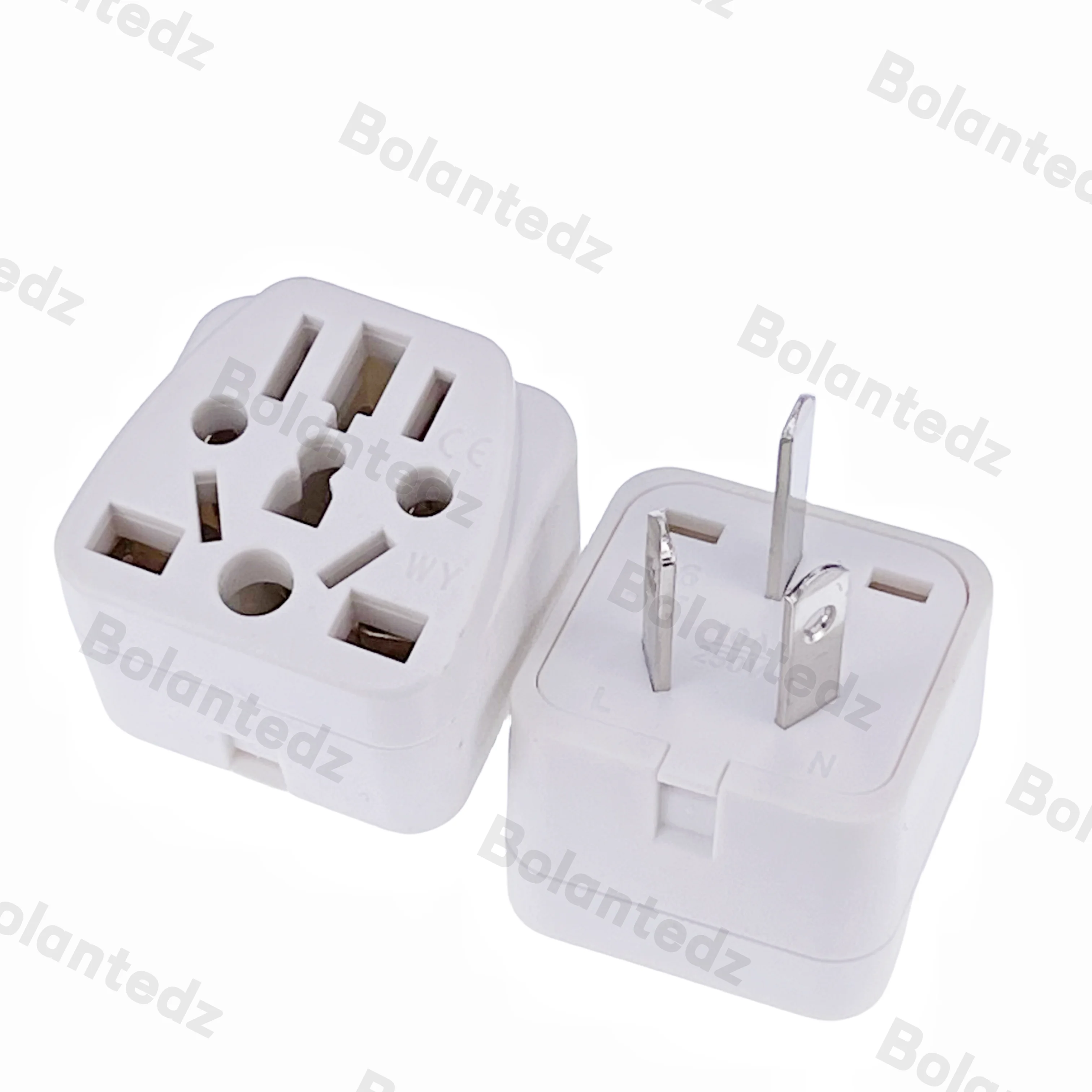 Australian/China/New Zealand Travel Adapter, IEC Type I Plug US/EU/UK/Swiss/Italy/Japan To AU 3 Pin Power Converter 10A/250V