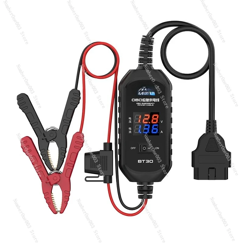 

Car OBD Battery Change Uninterrupted Power Tool Voltage Current Display Battery Power-off Memory