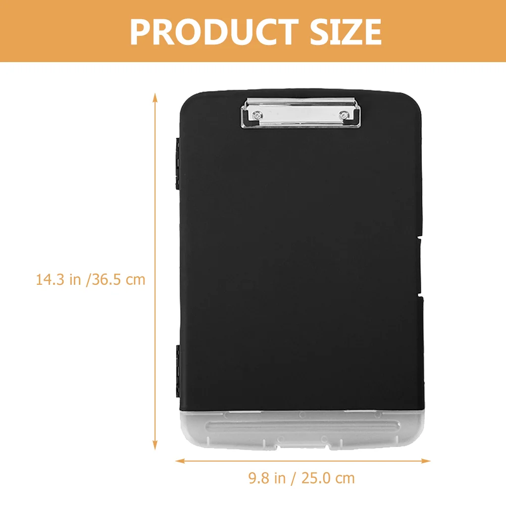 Storage File Clip Plastic Folder Office Folders Holder Light Practical A4 Clipboard Portable