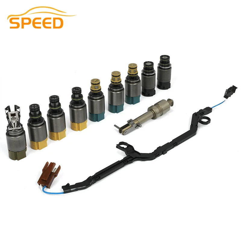 

11PCS ZF6HP19 OEM 1068298043 Transmission Solenoid Kit With Harness Suit For BMW Jaguar 6HP26 6HP32