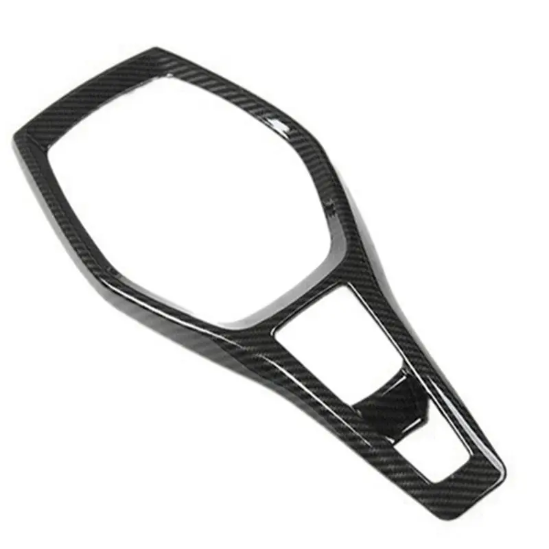 Car Center Control Gear Shift Panel Carbon Fiber Gear Shift Trim Frame For Camaro 2016-2019