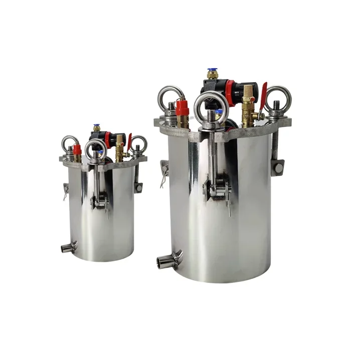 Liujiang 10L pneumatic stainless steel pressure barrel dispensing pressure tank dispensing machine storage barrel