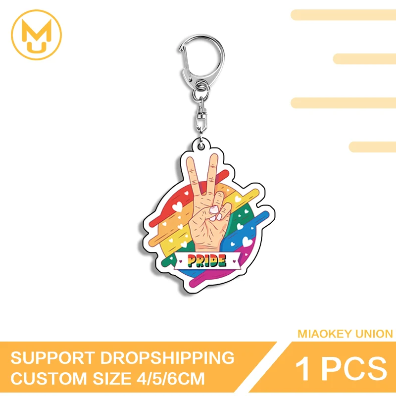 Graffiti Interesting Artistic Photo Keychain Exquisite Eye Catching Double Sided Keyring Oversize Multi Function Durable Keyring