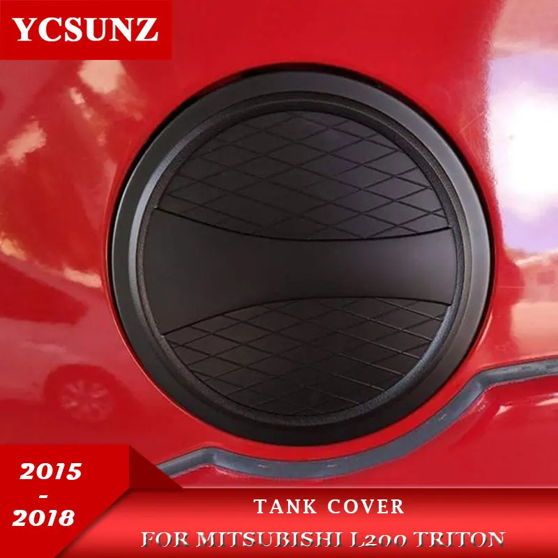 

ABS крышка топливного бака для Mitsubishi Triton L200 2015 2016 2017 2018 крышки бака автомобиля внешние части двойной кабины Ycsunz