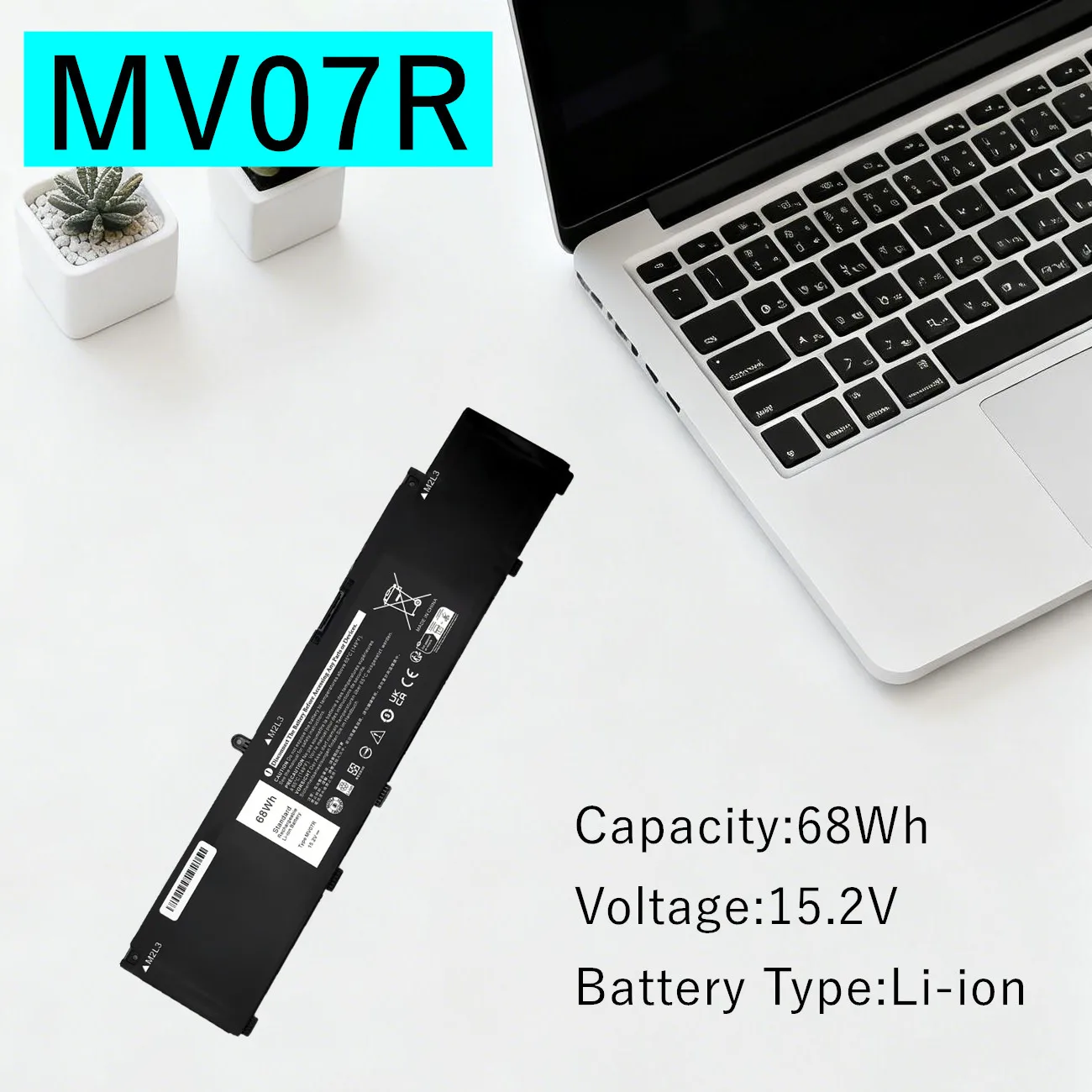 MV07R JJRRD 266J9 72WGV W5W19 Laptop Battery For Dell G3 15 3590 3500 3700 3790 5000 5500 5505 P89F Series Inspiron 5490