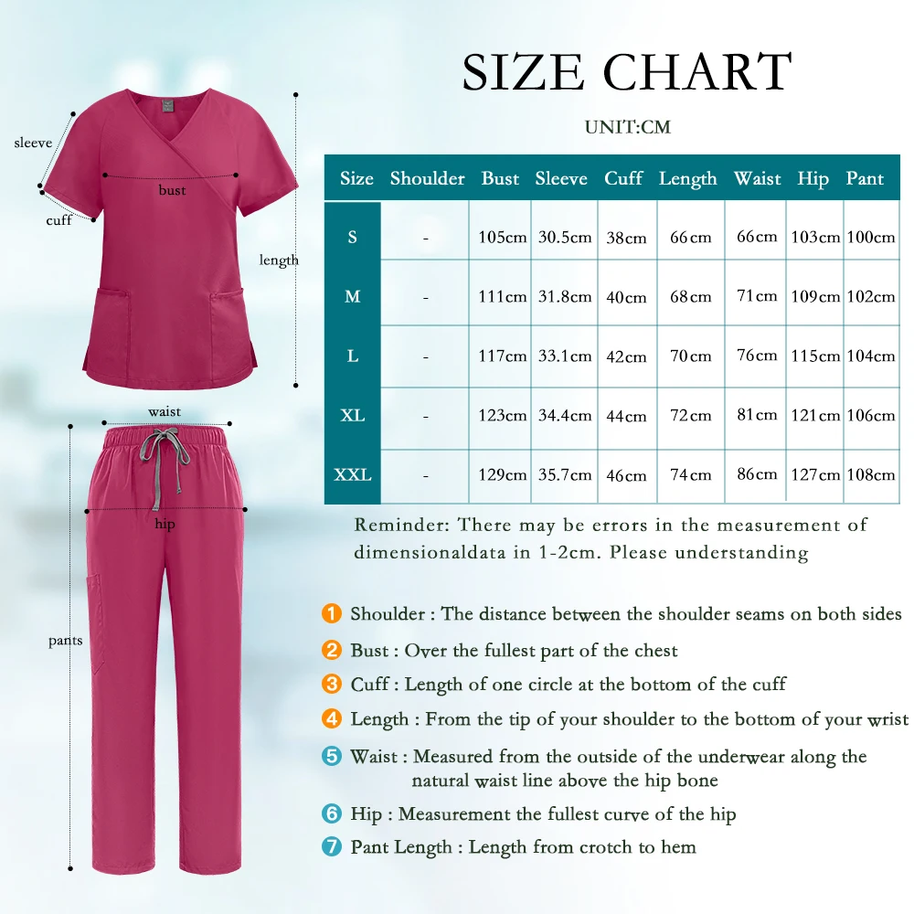 Scrubs Uniform Woman Medical Hospital Scrubs Uniforms Sets Wholesale Beauty Spa Nursing Articles Pharmacy Clinic Nurse Work Wear