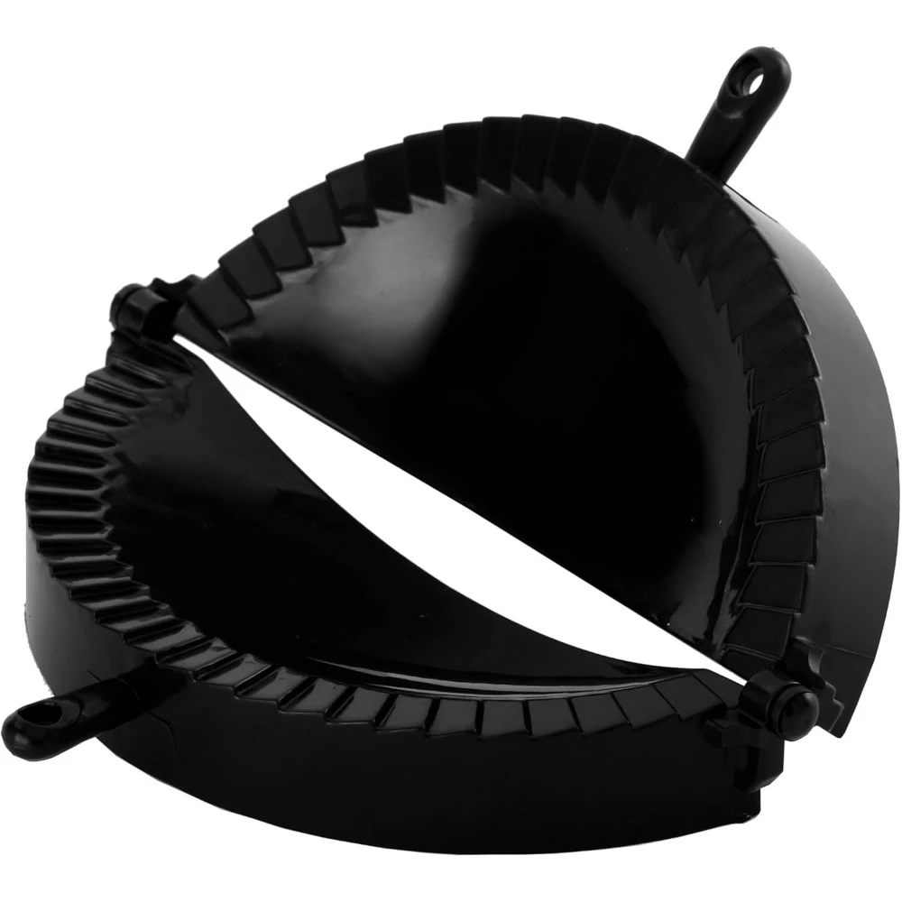 Easy to use plastic empanada mold, black