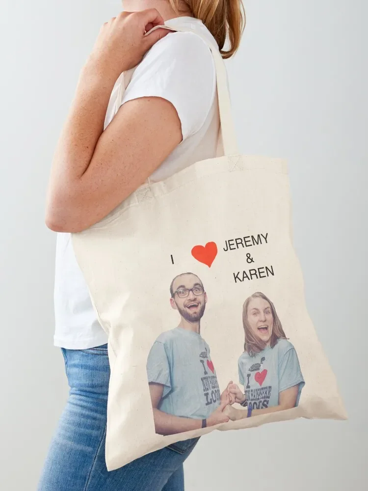 Jeremy and Karen are in love Tote Bag tote personalized sac pour femme woman shopping