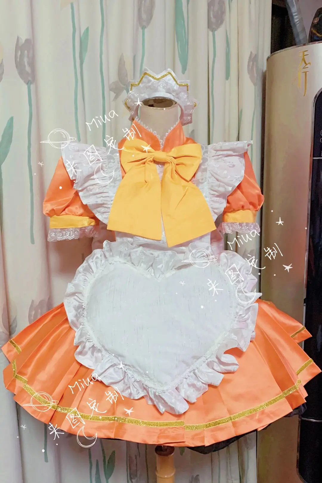 COS-HoHo [Customized] Anime Tokyo Mew Mew Fuon Purin Maid Dress Lovely Uniform Cosplay Costume Halloween Party Outfit For Women