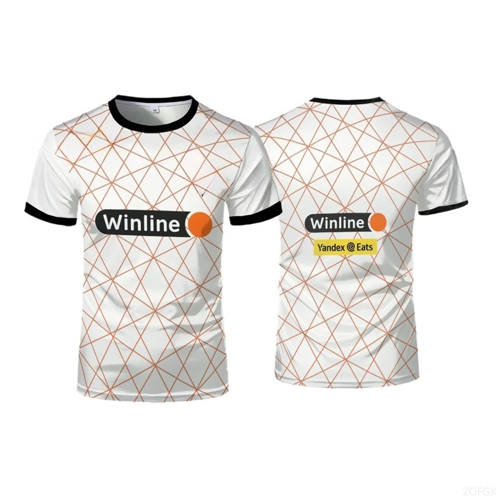 الصيف الأوروبية والأمريكية قمة الموضة احتقان المرور الرياضة الاتجاه الجديد تي شيرت