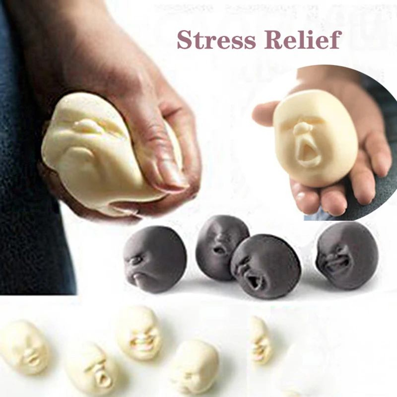 Face Squishy Toys Funny Stress Relief Creative Stress Ball Squeeze Toys anti stress Party Favors  fidget Toys juguetes