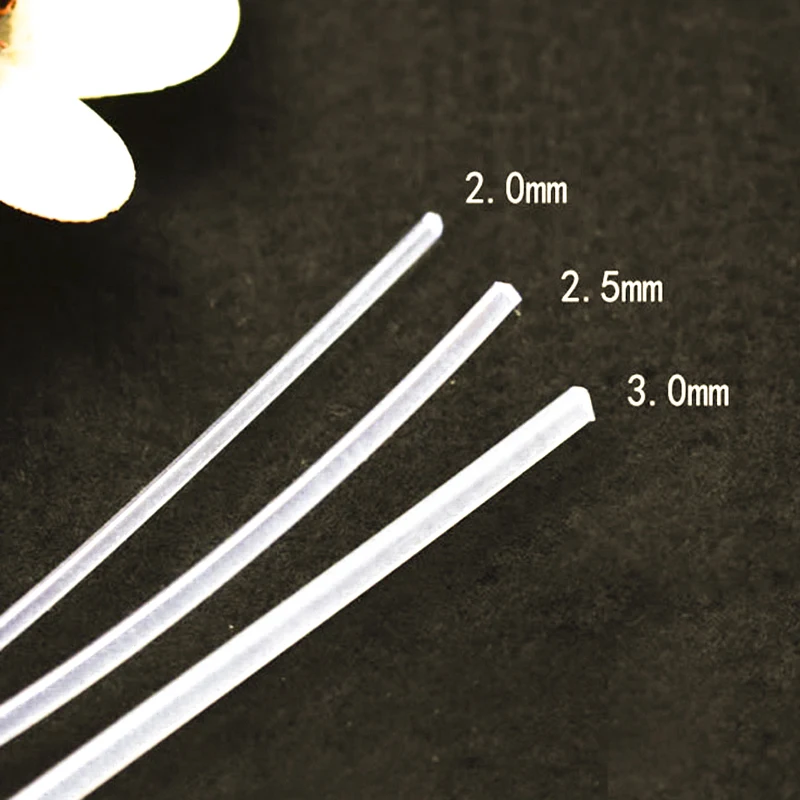 Round Plastic White Nylon Glue Bone For Wedding Dress Shaping Fishbone Skirt Dress Support Glue Fishbone Clothing Accessories