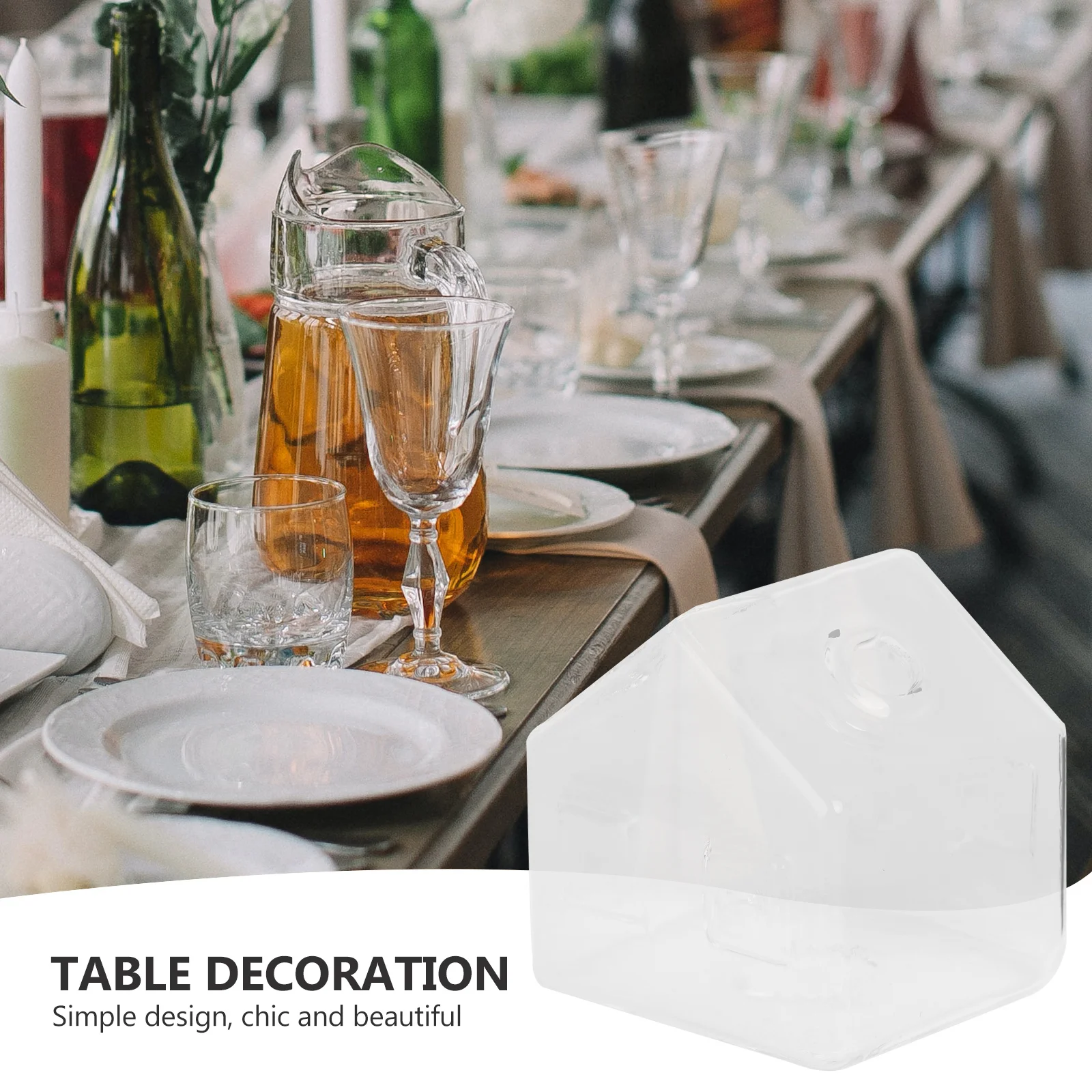 

1Pcs Glass Vase Transparent Small Shape Hydroponic Flower Container Decorative Home Decor Wedding Centerpiece