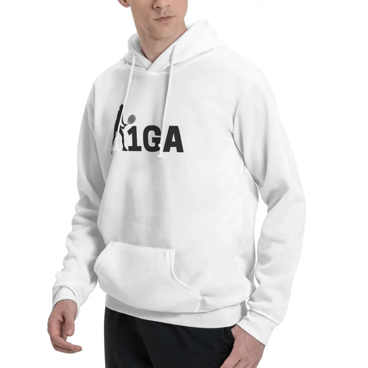 Iga Swiatek 1GA Iga Swiatek فريق هوديس الرجال النساء بلوزة كاجوال البلوز الهيب هوب طويلة الأكمام مقنعين الخريف الشتاء