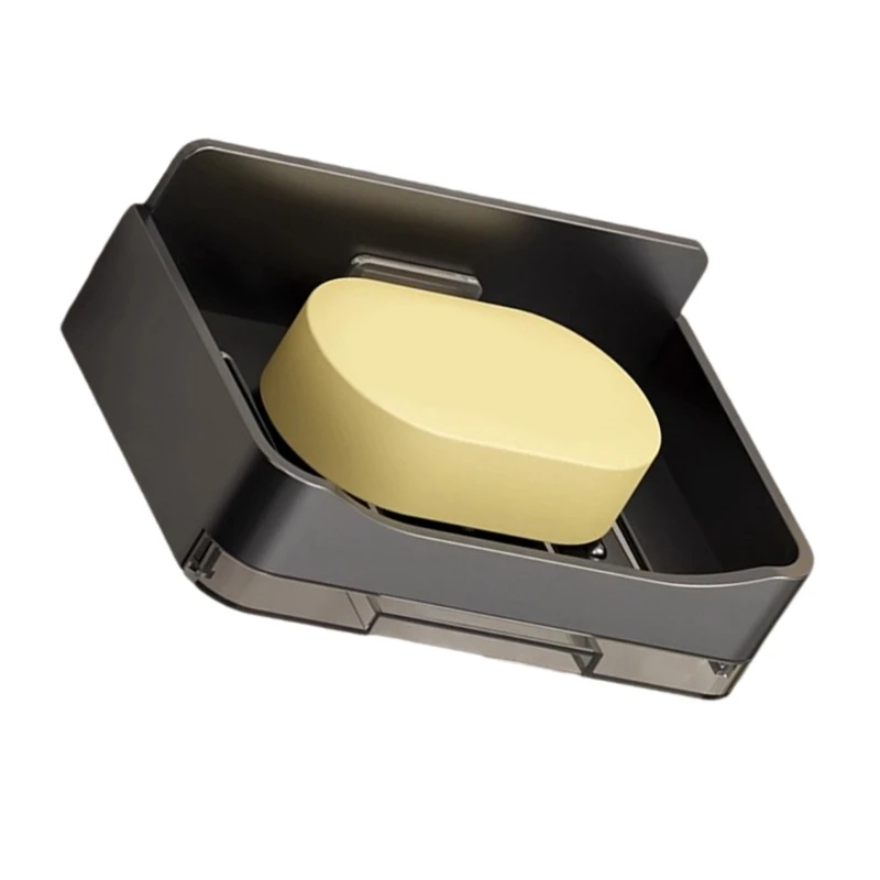 Plastic Soap Dish Bathroom Storage Sponge Drainage Rack for Kitchen