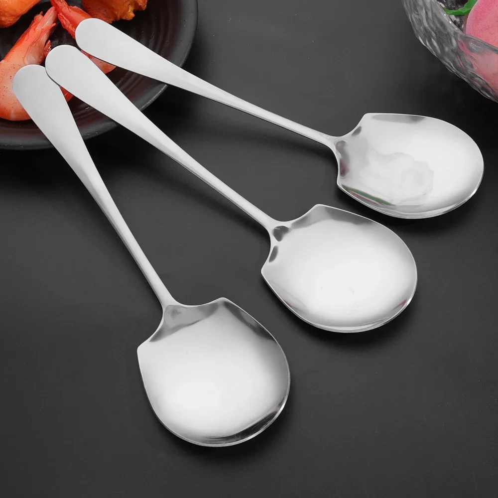 Cuillère 1Pc Dikke Rvs Pollepel Lepel Lange Handva... – Vicedeal