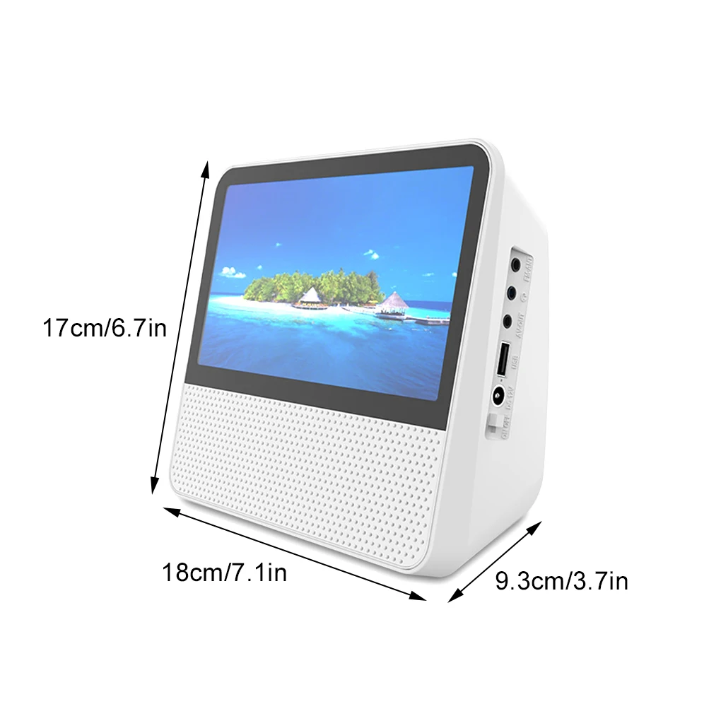 7-inch High Definition Display Screen CD Player For VCD And DVD Can Set Off Time To Let Music