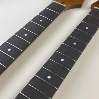 電吉他琴頸,ST型烤楓木,亮光火焰紋玫瑰木指板,22品,適用於吉他製作 10 best sales 烤楓木琴頸 Strat - №4