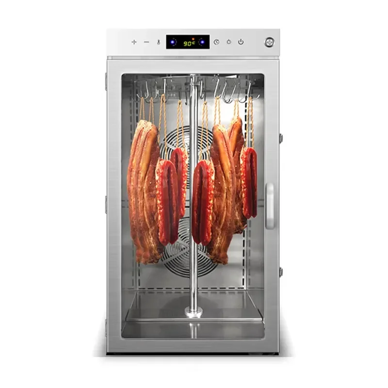 for 16 Hook Commercial 360 Degree Rotary Sausage Dehydrator Household Sausage Dryer and Bacon Meat Beef Jerky Food Dryer