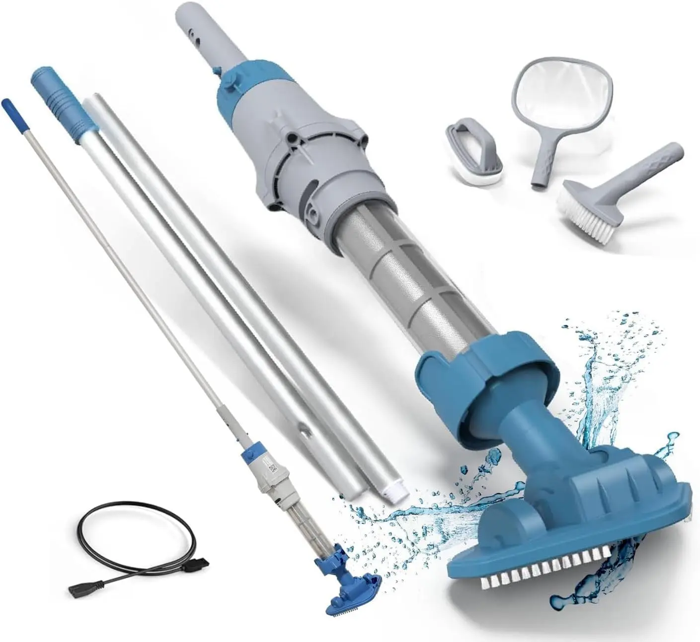 

Перезаряжаемый спа-пылесос для гидромассажной ванны, безопасный очиститель для теплой и холодной воды для надувных спа-центр, гидромассажных ванн и небольших бассейнов